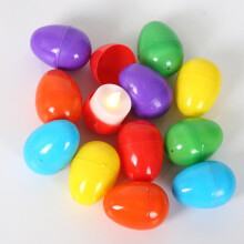 Œufs de Pâques géants et brillants - Lot de 12