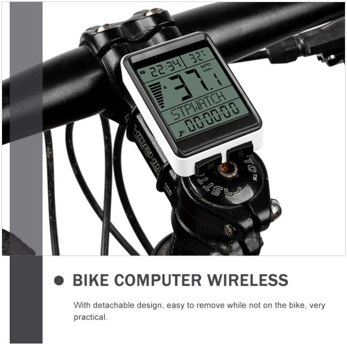 Draadloze fietssnelheidsmeter/kilometerteller (1 set) 2
