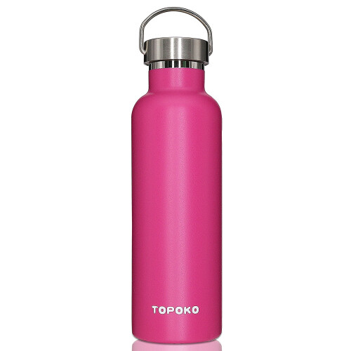 Bouteille isotherme en acier inoxydable rose 740 ml