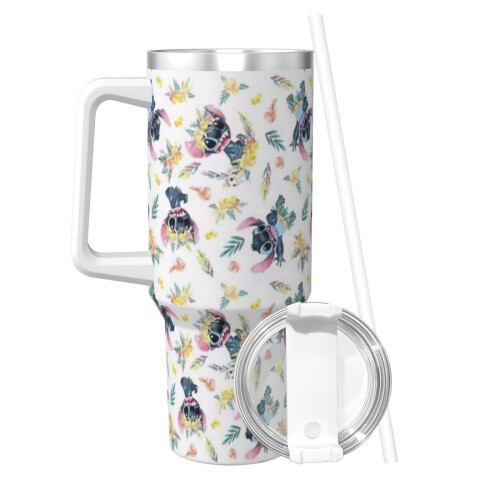 Stitch personalisierter 40oz Edelstahlbecher mit 1