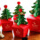 Weihnachtsverpackungsboxen, 2er-Set, rot-grün, aus Karton 8