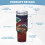 Personalisierter 40-Unzen-Edelstahlbecher mit Griff und 6