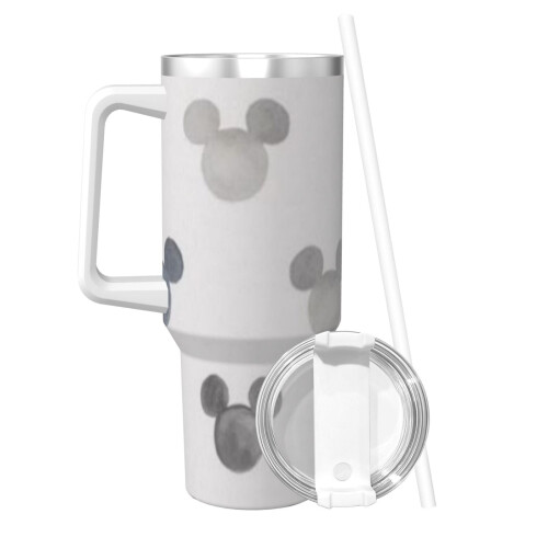 Mickey Mouse-krus i rustfrit stål, 113 ml med hank 1