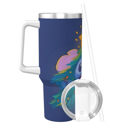 Stitch personalisierter 40oz Edelstahlbecher mit 1