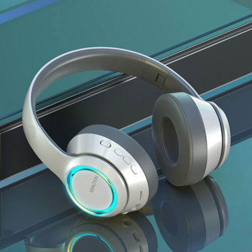 Ασύρματα ακουστικά VALSEEL 5.2 Bluetooth, αθλητικά ακουστικά με δυνατά μπάσα και φως LED, 1