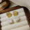 925 Silver Frosted Ear Studs Cold Wind Design 1 Pair 2