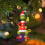 Grinch Christmas Tree Ornament Black Acrylic 2D 3