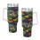Vaso de acero inoxidable de Mickey Mouse de 40 oz con asa y 3
