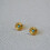 Turquoise devil's eye stud earrings in 925 silver 7