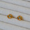 Turquoise devil's eye stud earrings in 925 silver 2