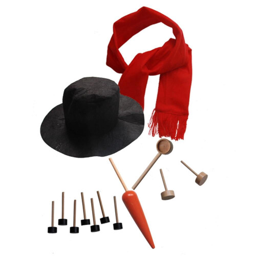 Christmas Snowman DIY Set Accessories 13 pcs