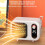Zeceouar mini-verwarmingselement 1000W, thermo-elektrisch, wit 3