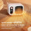 Zeceouar mini-verwarmingselement 1000W, thermo-elektrisch, wit 4