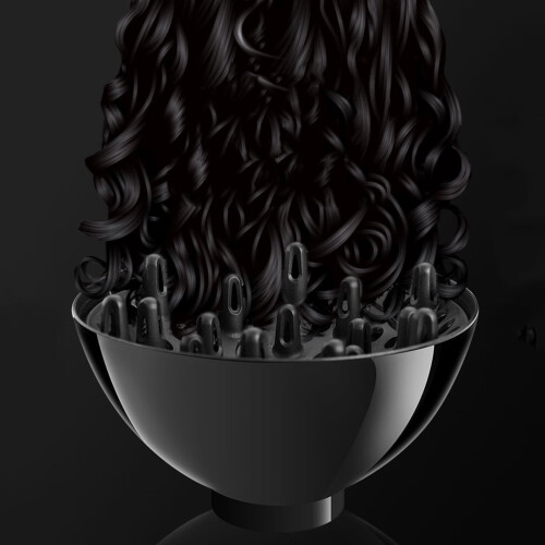 Haardiffuser voor krullend haar, universele pasvorm, 1 stuk 2