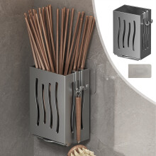 Porte-ustensiles de cuisine avec couvercle, antirouille et suspendu