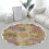 3D-Design eines wärmeleitenden Teppichs in Blumenform 6