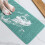 Tapis de bain avec ventouses et trous d'évacuation 8