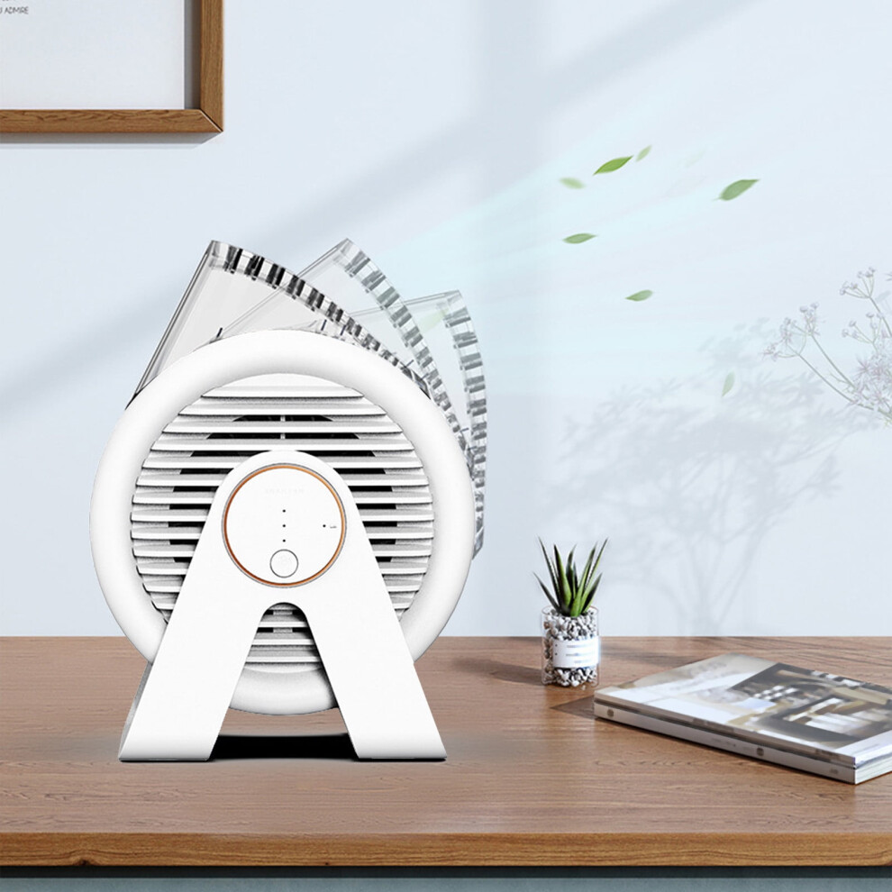 Desktop Fan Portable Quiet Strong Airflow Plug-In Rotation 969218136645