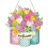 Placa de madeira para porta com placa de boas-vindas da primavera, 30x20 cm (12x8 polegadas) 4