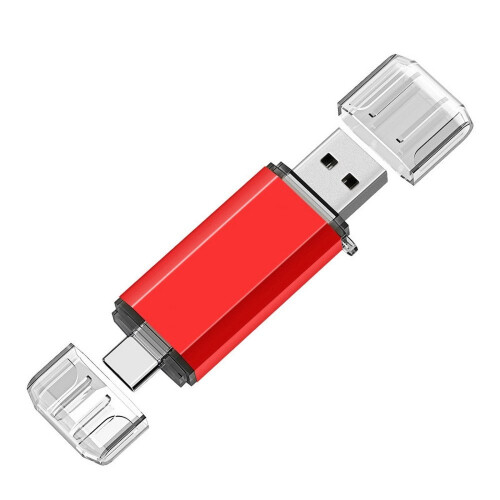USB C flash drive 128GB dual USB 2.0 and Type-C