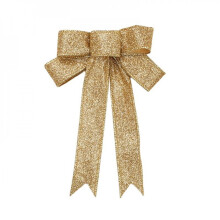 Christmas Decorative Bows for Wreath 3 Pack Red Silver Gold