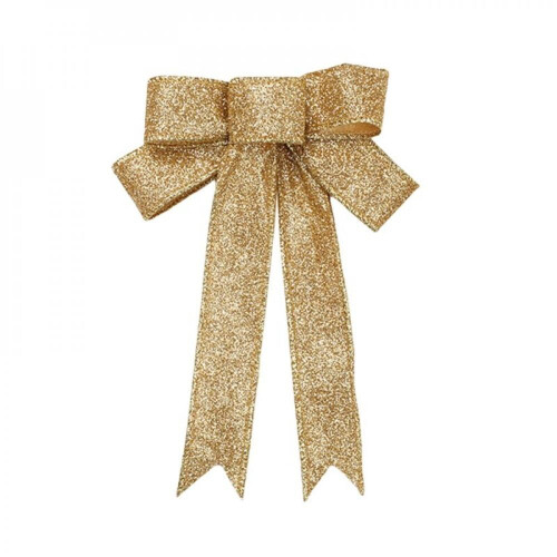 Christmas Decorative Bows for Wreath 3 Pack Red Silver Gold