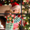 Fargerike LED-juletrelys med sugekopper 6