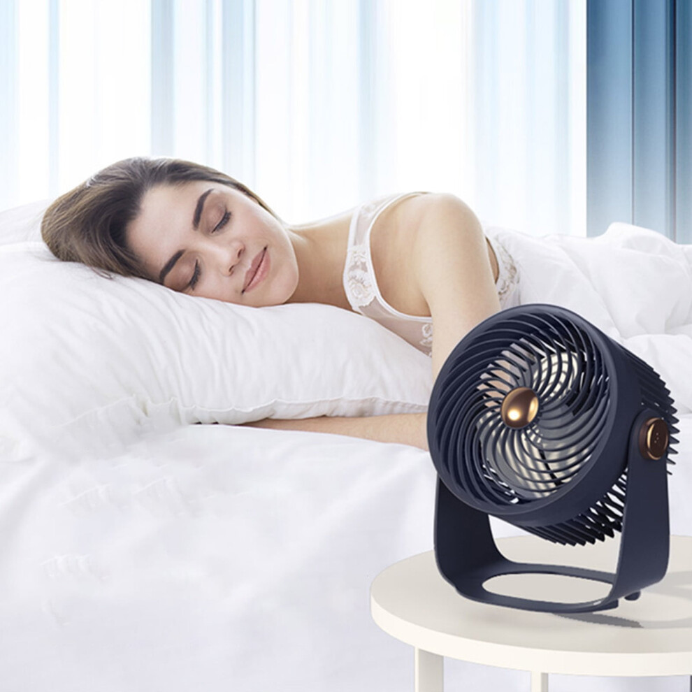 Usb Desktop Fan Portable Quiet Strong Wind Rotating 1 Unit 969218136577