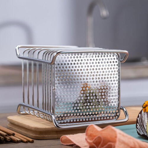 Utensil Holder Carbon Steel Tableware Storage Cage1Pack 1