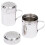 Shaker Dredger en acier inoxydable 10 oz (lot de 2) 5