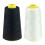 Polyester-Nähgarn, schwarz und weiß, 2er-Pack, 2300 Yards 2
