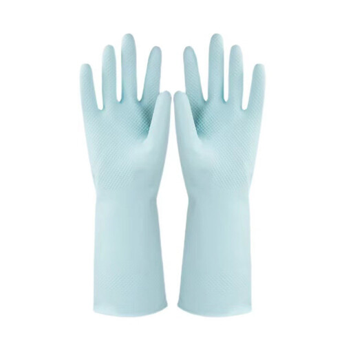 Cleaning Gloves Latex Blue Large 1 Pair 1