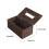 Funda rectangular para caja de pañuelos de ratán tejida a mano. 3