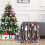 Christmas Beige Throw Blanket for Bed Sofa Camping 7