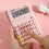 Jacenvly Calculator 10-Digit Portable Silent Battery-Powered 7