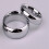 Dames trouwring met titanium plating, maat 13 4