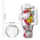 Vaso personalizado de Hello Kitty de 40 oz, acero inoxidable 5