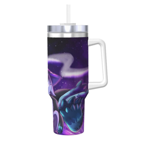 E-Evee isolierter Edelstahlbecher, 1,2 l, mit Griff 1