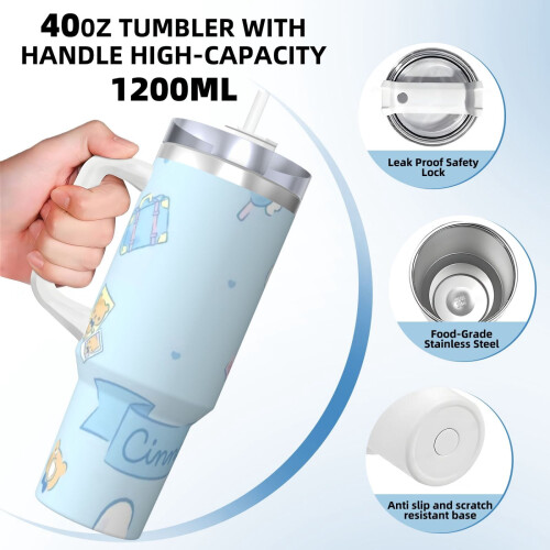 Cinnamoroll rozsdamentes acél pohár, 40oz 1