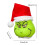 Grinch kerstslinger met beweegbare pluche poten 3