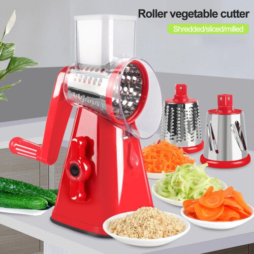 Gemüseschneidemaschine mit 3 Edelstahlklingen 2
