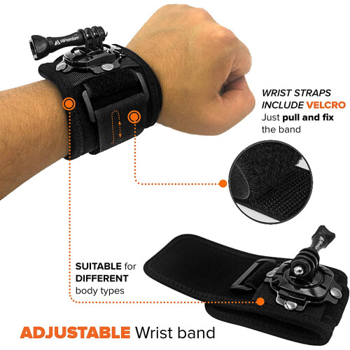 Supporto da polso per GoPro Hero10-3+, Akaso, Yi, SJCAM 1