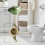 YANHAIGONG Fish Ceramic Toilet Bolt Caps 2pc 5