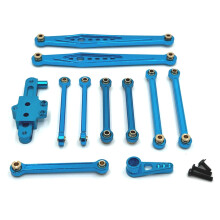 RC Car Upgrade Fixed Rod Steering Group Servo Arm Kit for 1/12 124006 12423 12427 Pro RC Car Upgrade Parts