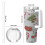 Gobelet Mickey Mouse en acier inoxydable 40 oz avec poignée et 5