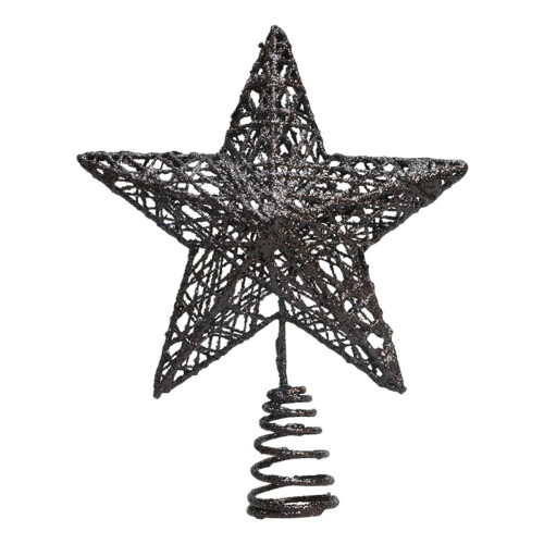 Black Iron Tree Top Star Ornament 1 Pack 1