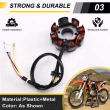 77039104000 Motorcycle Generator Stator Coil for EXC 250 400 450 525 EXC-F XC-F Motorcycle Accessories