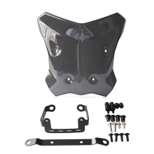 Motorcycle Accessories Windshield Sport Windscreen Screen Wind Deflector for 990 990Duke 990 2024 Dark Gray