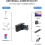 Pravoúhlý adaptér USB A samec na USB C samice 2