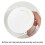 Roterende holder til makeupbørster i transparent ask, 1 stk. 8